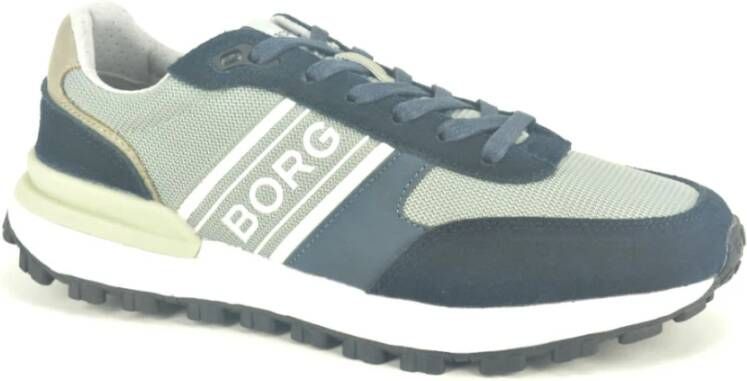 Björn Borg Blauw Grijs Runner Sportschoenen