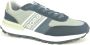 Björn Borg Blauw Grijs Runner Sportschoenen - Thumbnail 1