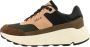 Björn Borg Chunky Runner Sneaker met Gemengde Materialen Brown Dames - Thumbnail 3