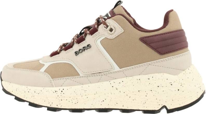 Björn Borg Chunky Runner Sneaker Zwart Beige Dames