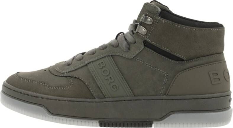 Björn Borg Hoge Sneaker T2300 MID NUB M Grijs Heren