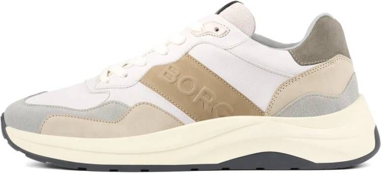 Björn Borg Lage Sl200 Zwarte Sneaker Wit Heren