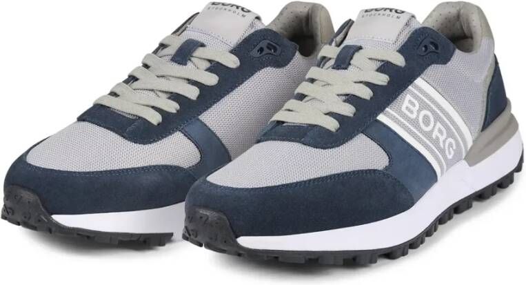 Björn Borg Navy Blauwe Stijlvolle Sneakers
