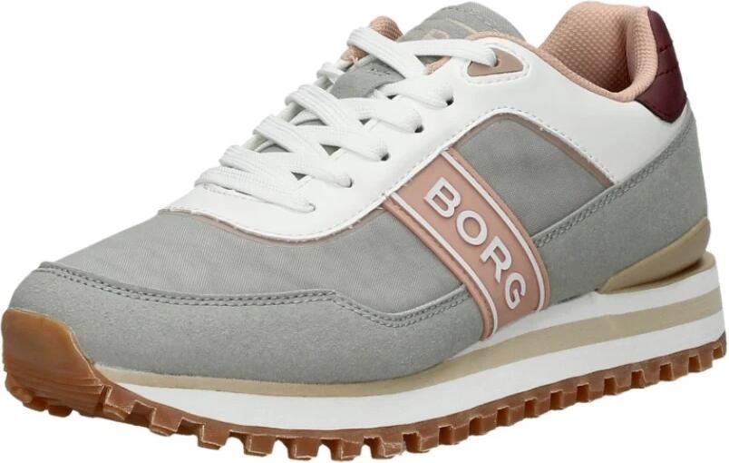 Björn Borg R2000 Dash Sneakers Dames Lage Schoen Vrouwen Grijs Roze - Foto 6
