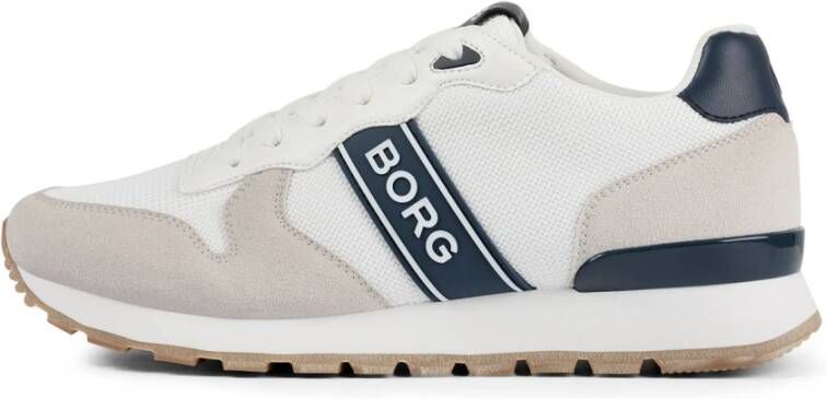 Björn Borg Sportieve en Modieuze Sneaker Low R455 RTR M Wit Heren