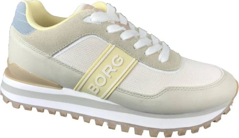 Björn Borg Stijlvolle Sneakers voor Mannen White Heren