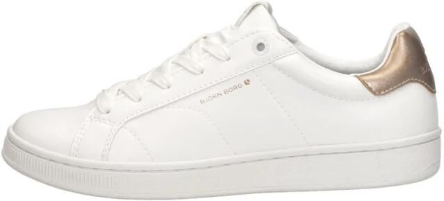 Björn Borg Bjorn Börg T305 Dames Sneakers Laag Witte Sneaker Vrouwen Schoen Wit Rose Goud