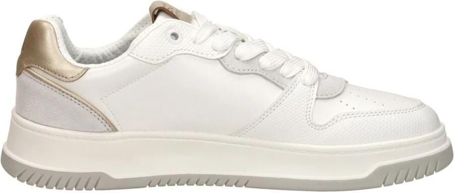 Björn Borg T2700 Dames Sneakers Laag Witte Sneaker Vrouwen Schoen Wit Goud - Foto 6