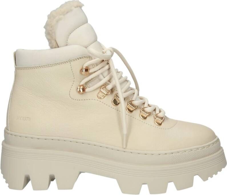 Blackstone Almond Milk Saga Boots Beige Dames