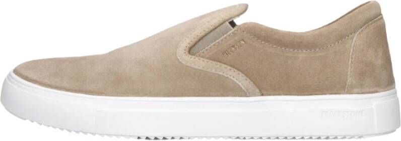 BLACKSTONE Loafers Heren Bg140 Maat: 40 Materiaal: Leer Kleur: Beige - Foto 4