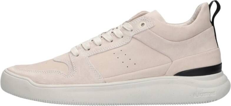 BLACKSTONE Lage Sneakers Heren Aston Maat: 44 Materiaal: Nubuck Kleur: Beige - Foto 4