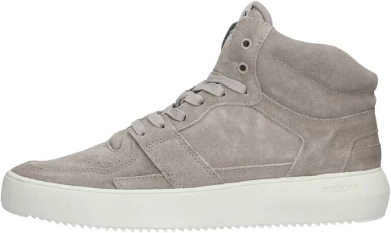 BLACKSTONE Hoge Sneakers Heren Yg01 Maat: 41 Materiaal: Suède Kleur: Grijs - Foto 3