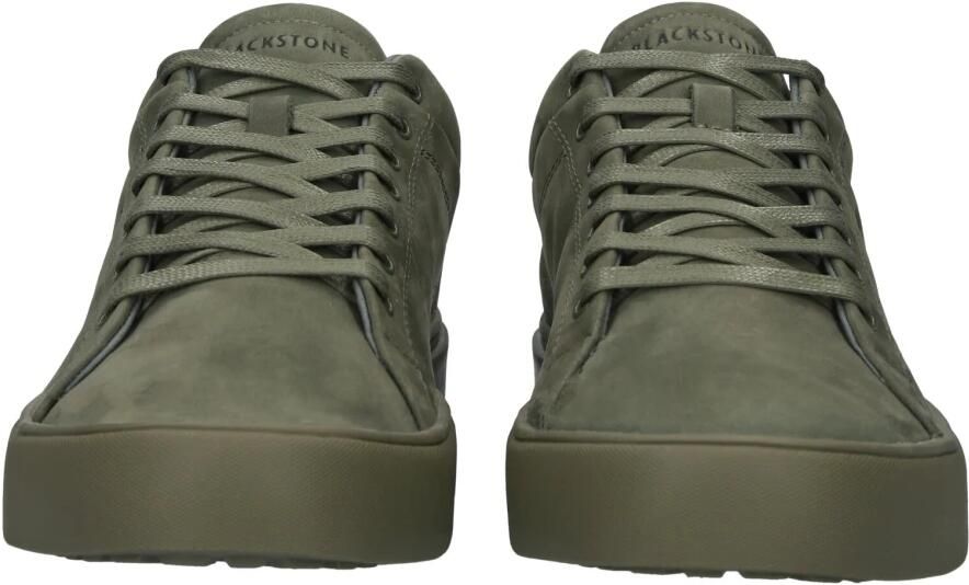 BLACKSTONE Lage Sneakers Heren Crag Colton Maat: 43 Materiaal: Nubuck Kleur: Groen - Foto 4