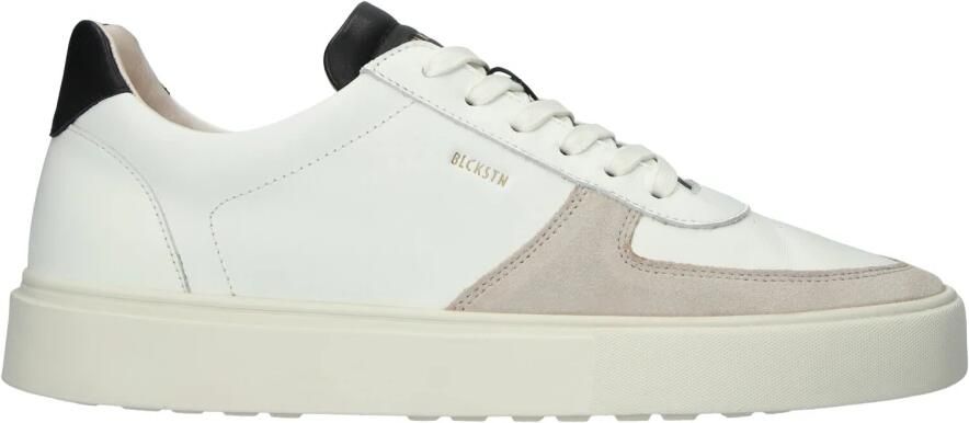BLACKSTONE Lage Sneakers Heren Crag Ragner Leer Wit