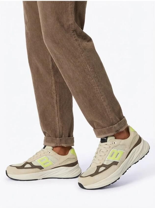 Blackstone FLINT MOSS DG531 Oyster White Runner Sneaker Heren Beige - Foto 2