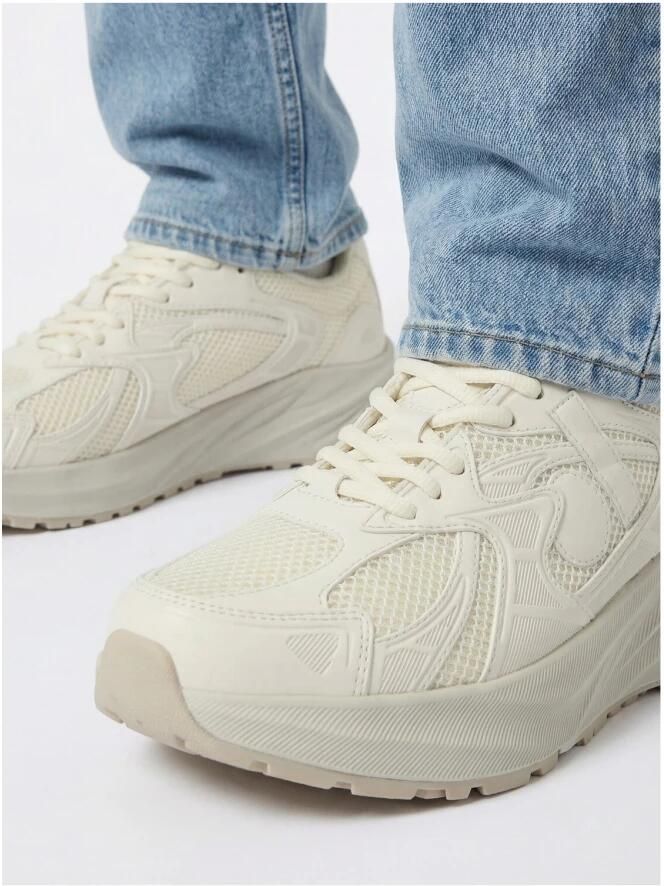 Blackstone FLYNT BROOKLYN FG751 Early Frost Runner Sneaker Heren Off white - Foto 2