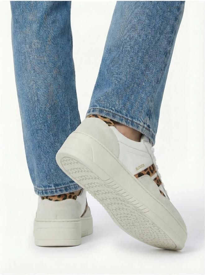 Blackstone GARNET KODA FL720 White Leopard Sneaker (low) Dames White - Foto 2