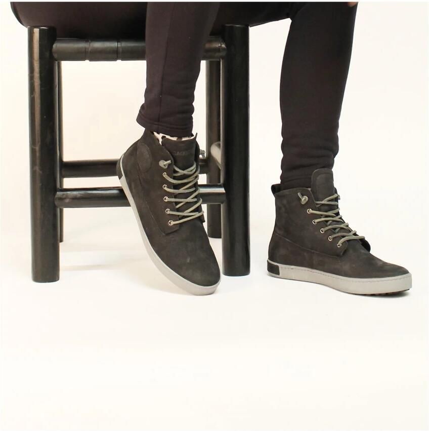 Blackstone GM06 ASPHALT ORIGINAL 6'' BOOTS SHEEPSKIN Man Black - Foto 3