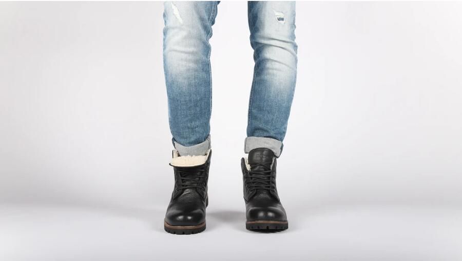 Blackstone SG31 BLACK LACE UP BOOT WATERPROOF MEMBRANE SHEEPSKIN Man Black