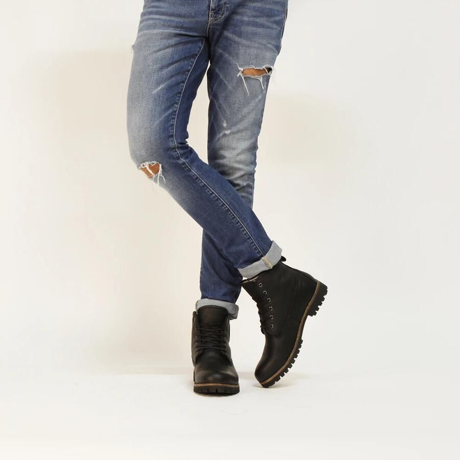 Blackstone Colin Om60 OLD Yellow Men's Boot Sheepskin Bruin Heren - Foto 2