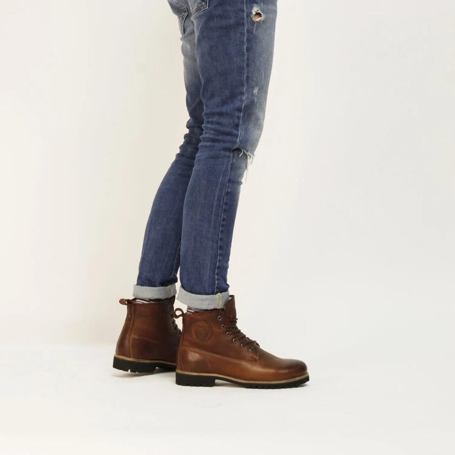 Blackstone Colin Om60 OLD Yellow Men's Boot Sheepskin Bruin Heren - Foto 12