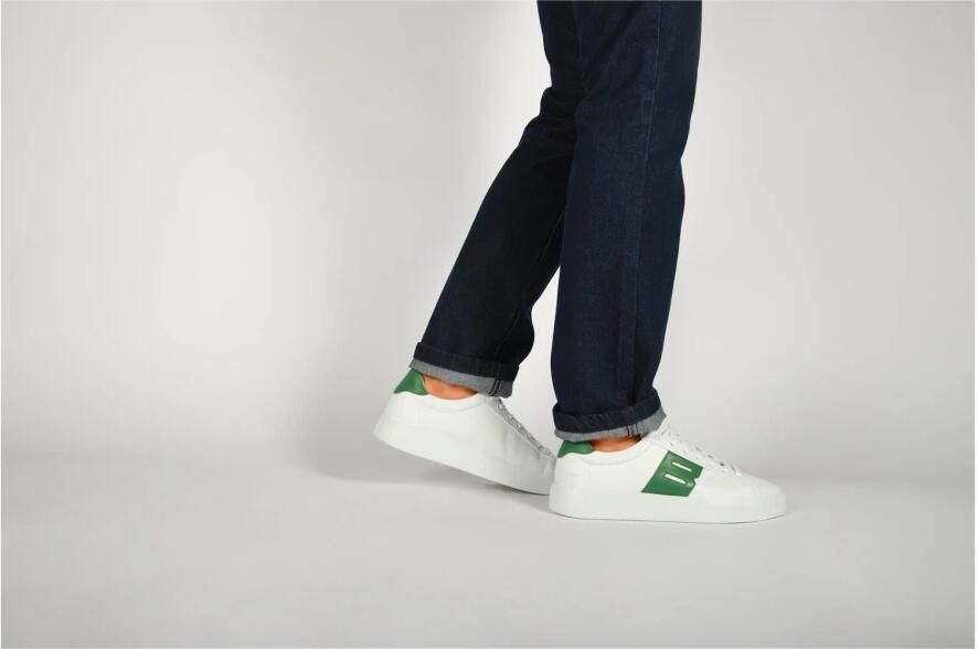Blackstone SKARN RAY DG366 White Green Sneaker (low) Heren White - Foto 2