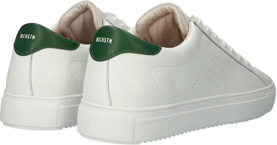 Blackstone SLATE ROSCOE PERF DG506 White Green Sneaker (low) Heren White - Foto 2