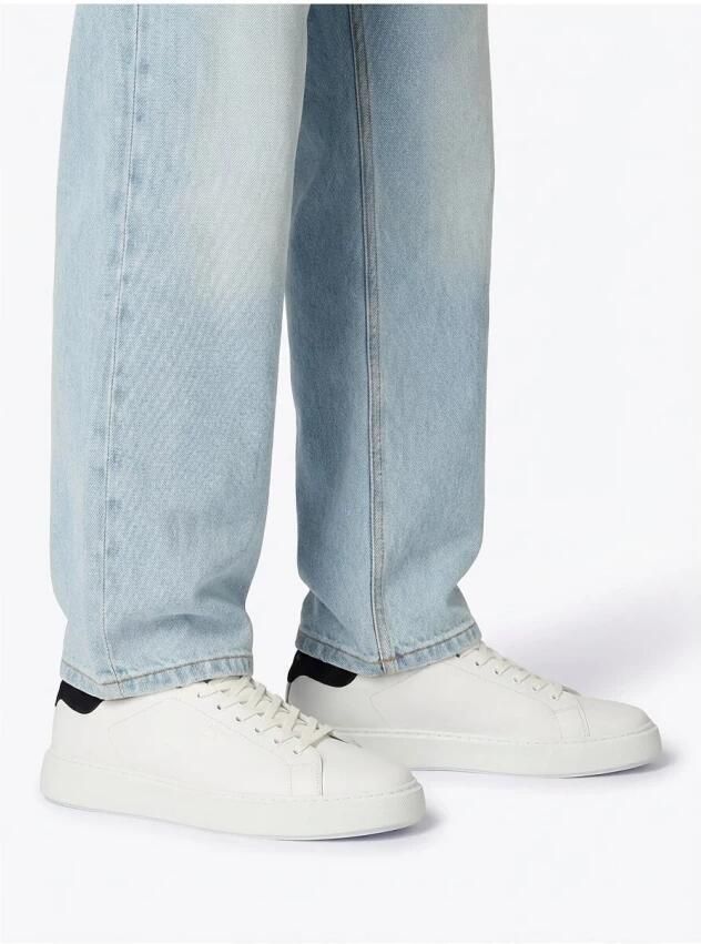 Blackstone STANLEY MILES FG620 White Blue Sneaker (low) Heren White - Foto 2