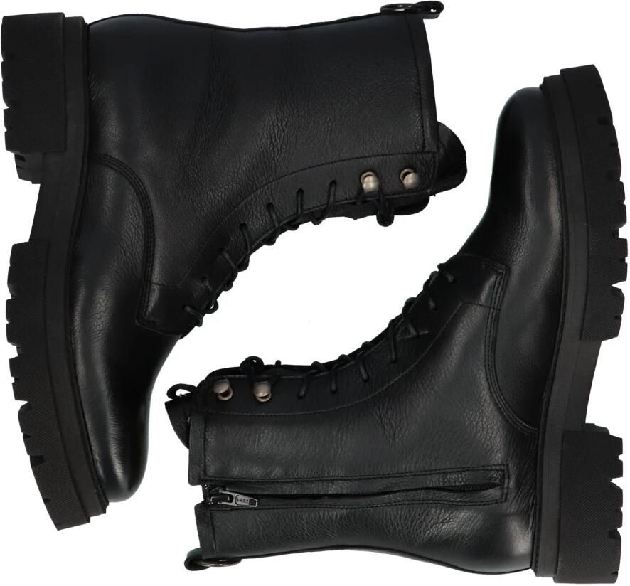 Blackstone UL85 BLACK LEATHER BOOT FUR Vrouw Black - Foto 3