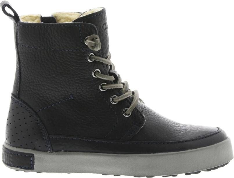 Blackstone Ck01 Dark Indigo Original Boots Teddy Blauw Unisex