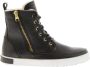 Blackstone Vrouwen Nubuck Veterboots Laarzen Damesschoenen CW96 Zwart - Thumbnail 3