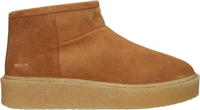 Blackstone ENJAR LAAKKI EL418 Cuoio Boots Dames Cognac