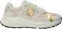 Blackstone FLINT MARVEL DL275 Artic Wolf Gold Runner Sneaker Dames Beige - Thumbnail 2