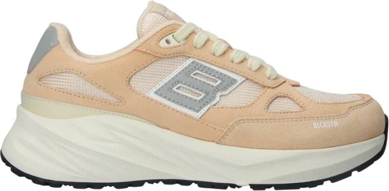 Blackstone Flint Moss Macadamia Runner Sneaker Beige Dames