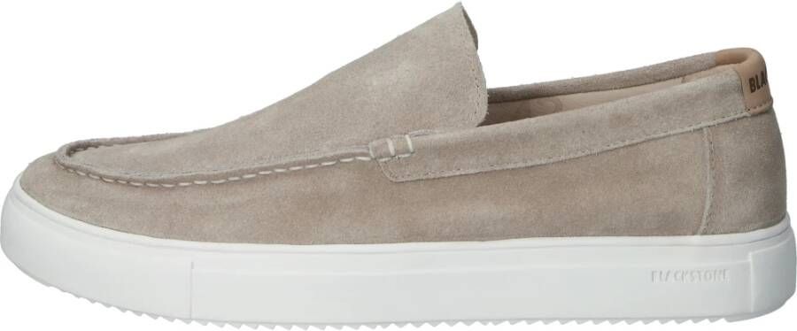 Blackstone Giulio Carlo Weathered Teak Slip-ons Man Taupe - Foto 3