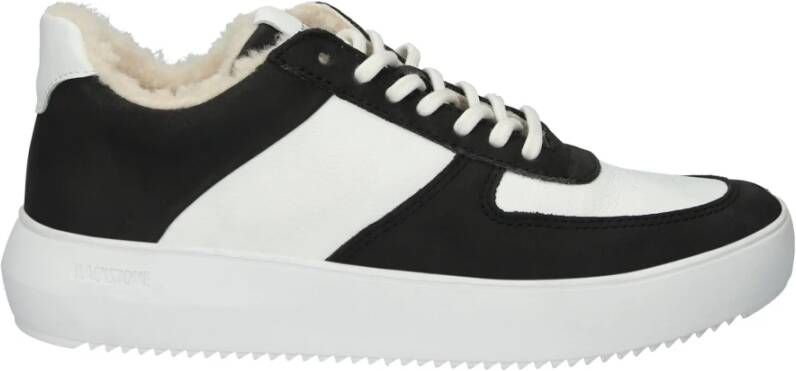 Blackstone Hitty Black White Sneaker (low) Black Dames