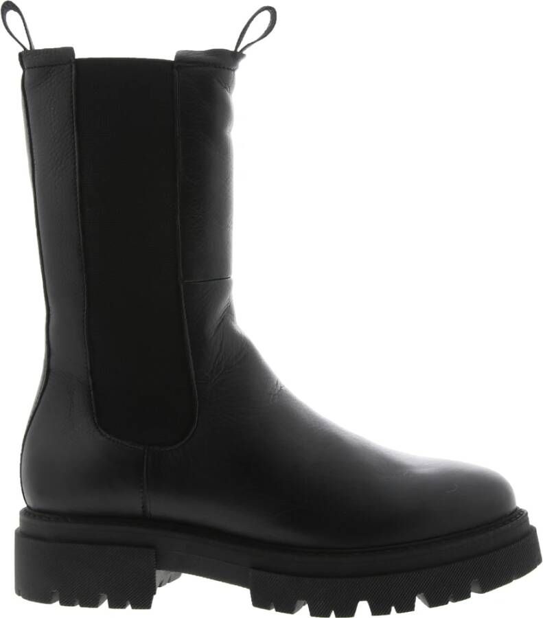 Blackstone UL88 BLACK HIGH CHELSEA BOOT SHEEPSKIN Vrouw Black