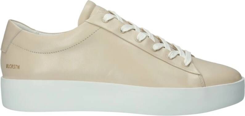 Blackstone Lamb Sneaker Casual Stijl Beige Dames