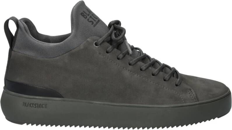 Blackstone Moderne Leren Sneaker Thunderstorm Gray Heren