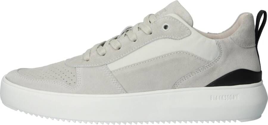 BLACKSTONE Lage Sneakers Heren Mykel Maat: 45 Materiaal: Suède Kleur: Grijs - Foto 4