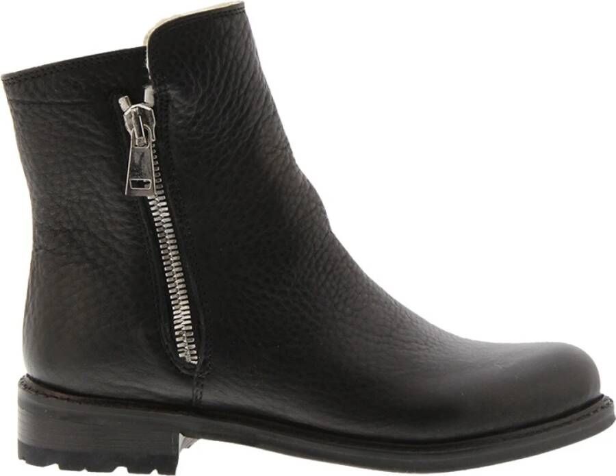 Blackstone Ql05 Black Boot Womens Fur Zwart Dames