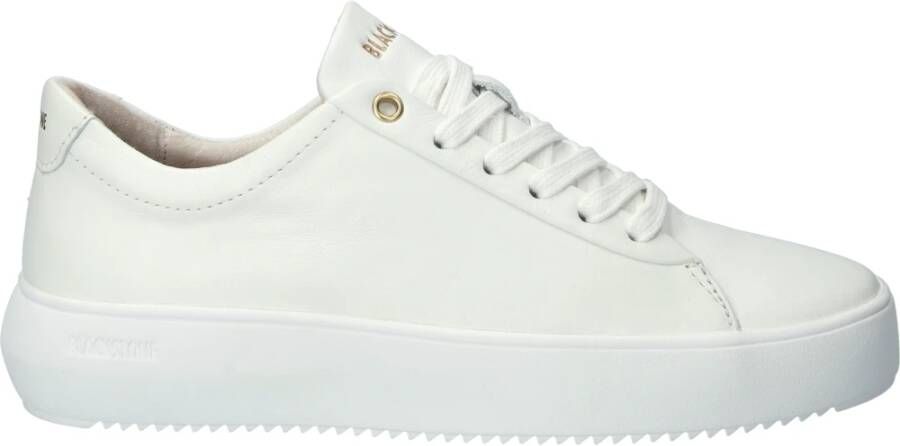 Blackstone Quinn Zl62 White LOW Sneaker Wit Dames