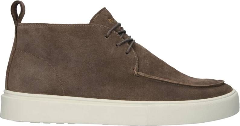 BLACKSTONE Ruby Jerrik herenschoenen Bruin Suede Hoge sneakers Heren