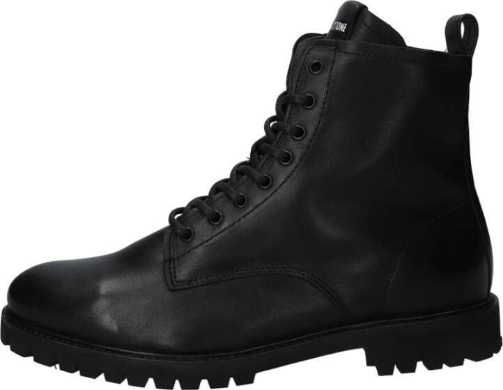 Blackstone Schapenvacht Gevoerde Leren Laarzen Black Heren