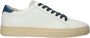 Blackstone SLATE ROSCOE PERF DG506 White Blue Sneaker (low) Heren White - Thumbnail 2
