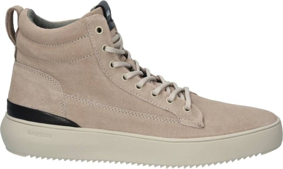 Blackstone SOLEY YG12 WEATHERED TEAK HIGH SNEAKER Man Beige - Foto 4