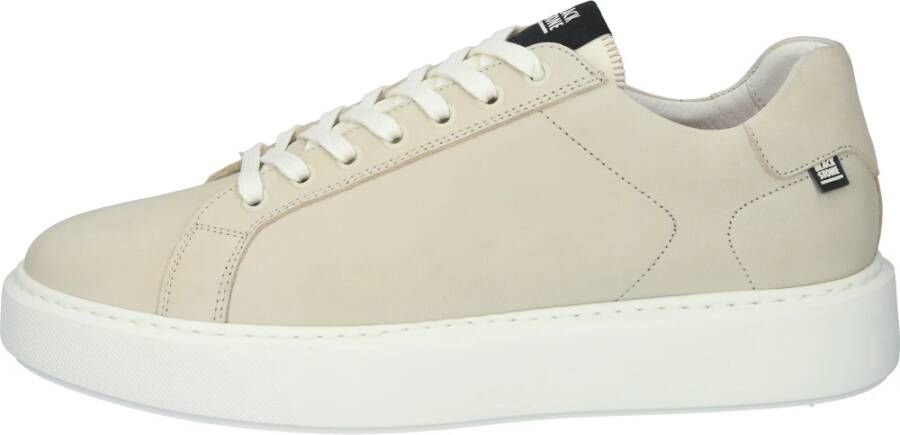 Blackstone STANLEY XG10 ALMOND MILK LOW SNEAKER Man Beige