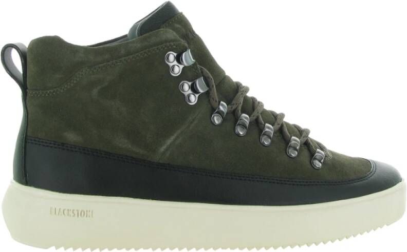 Blackstone Stijlvolle zwarte schoenen Green Heren