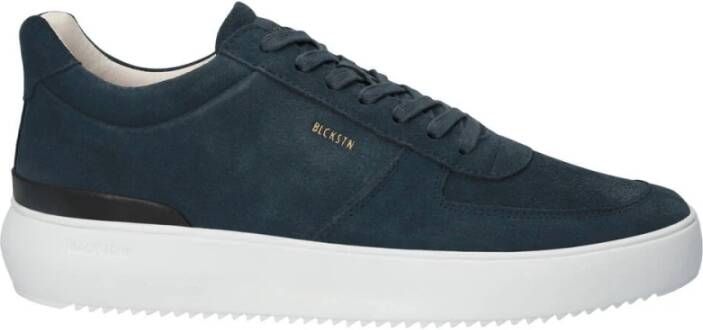 Blackstone Stijlvolle Zwarte Sneakers Blue Heren