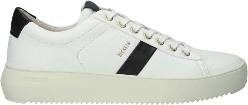 Blackstone Wit-zwart Ryder Sneaker White Dames